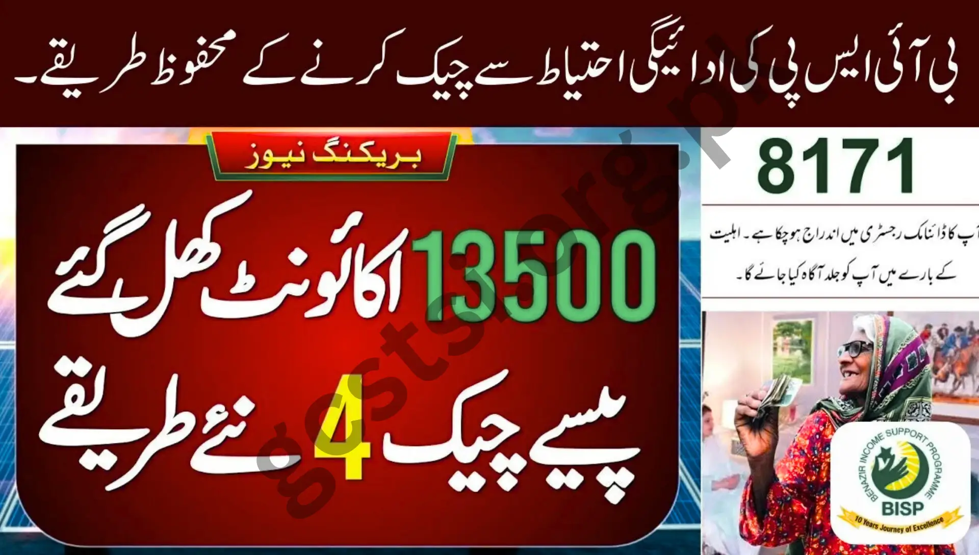 BISP 8171 Payment Discreetly