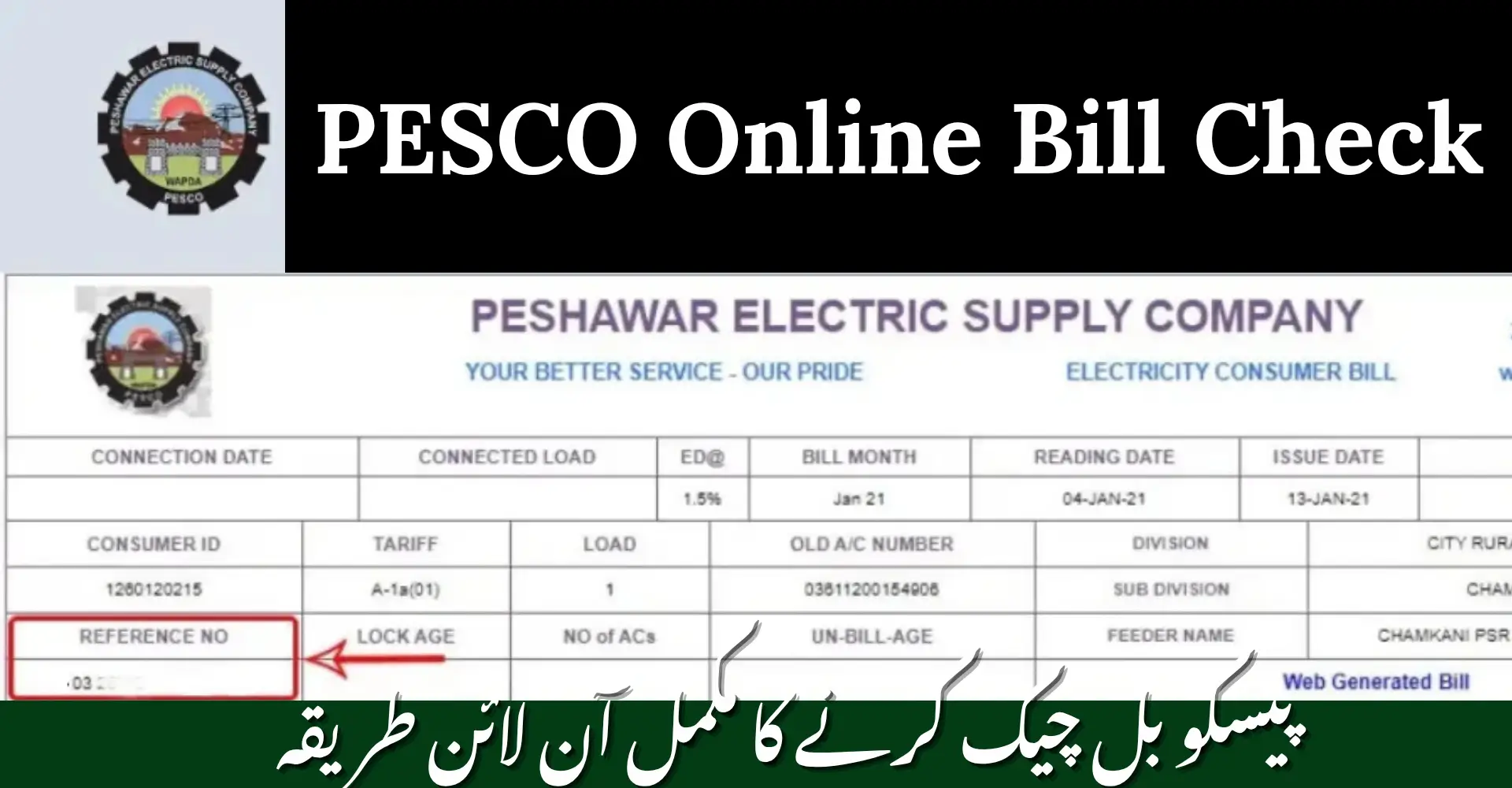 PESCO Online Bill Check