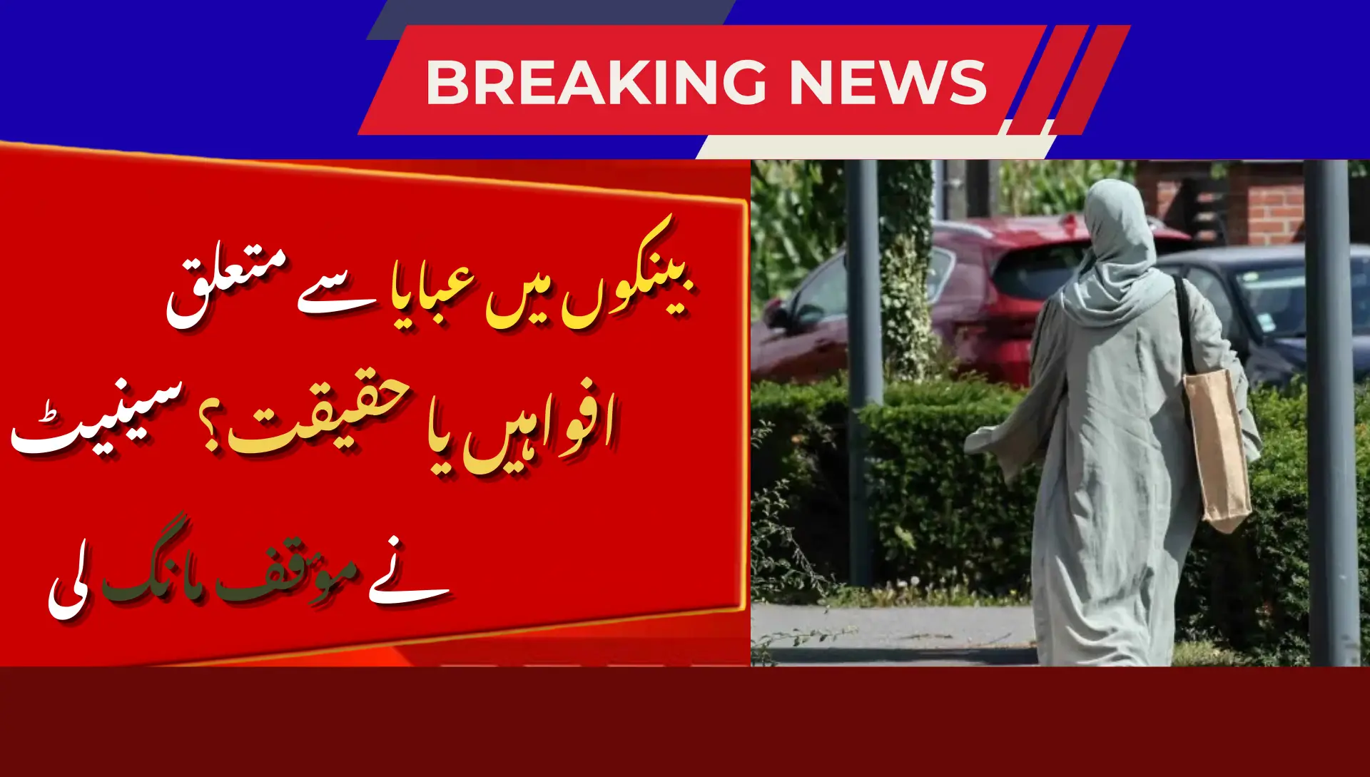 Senate Seeks Clarity on Alleged Abaya Rules in Banks