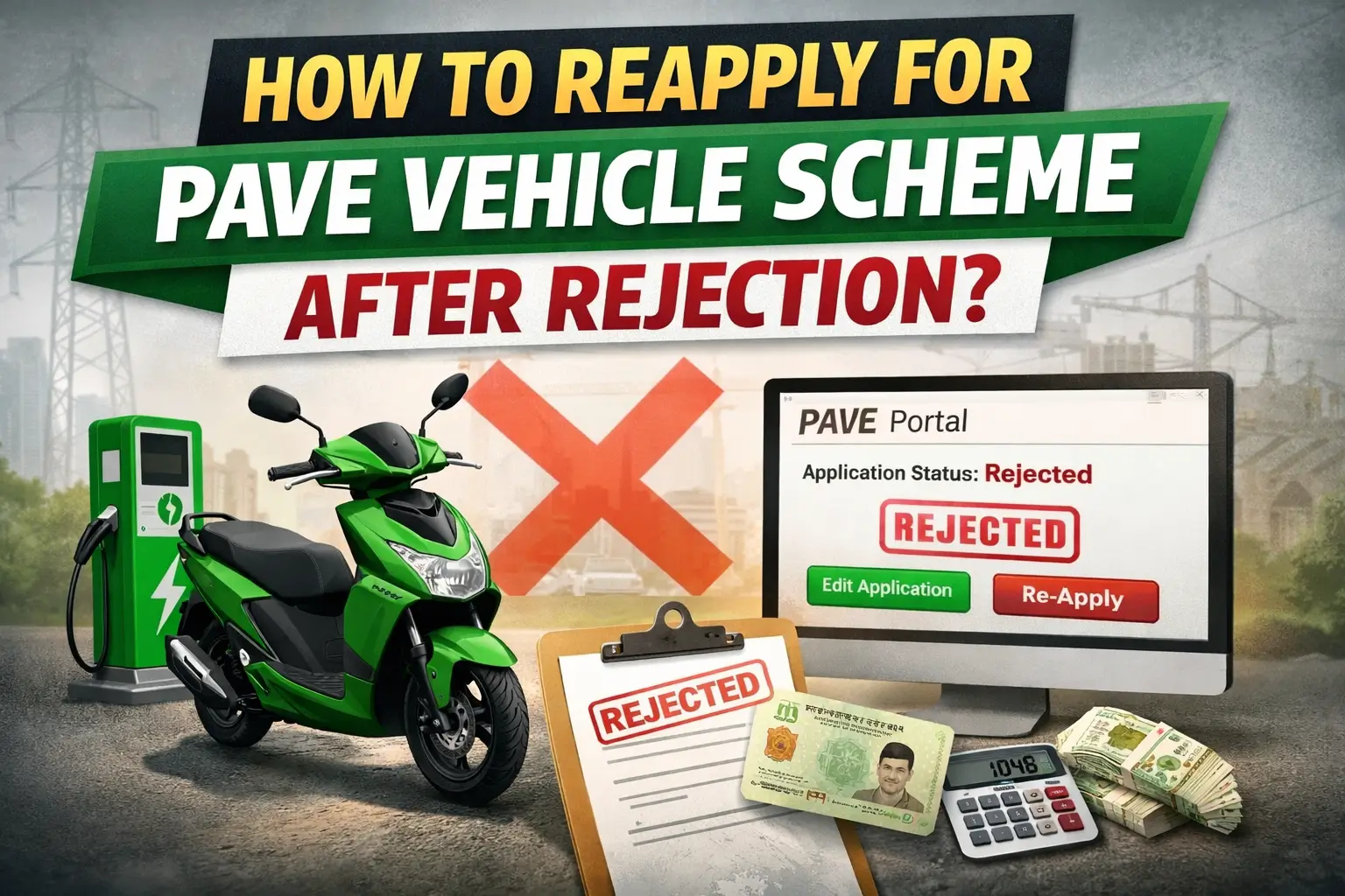 Reapply for PAVE Vehicle Scheme After Rejection