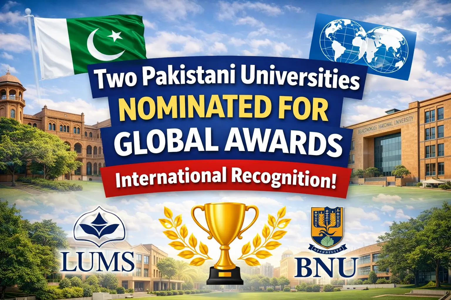 Two Pakistani Universities Nominated for Global Awards