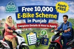 Free 10 000 E-Bike Scheme in Punjab